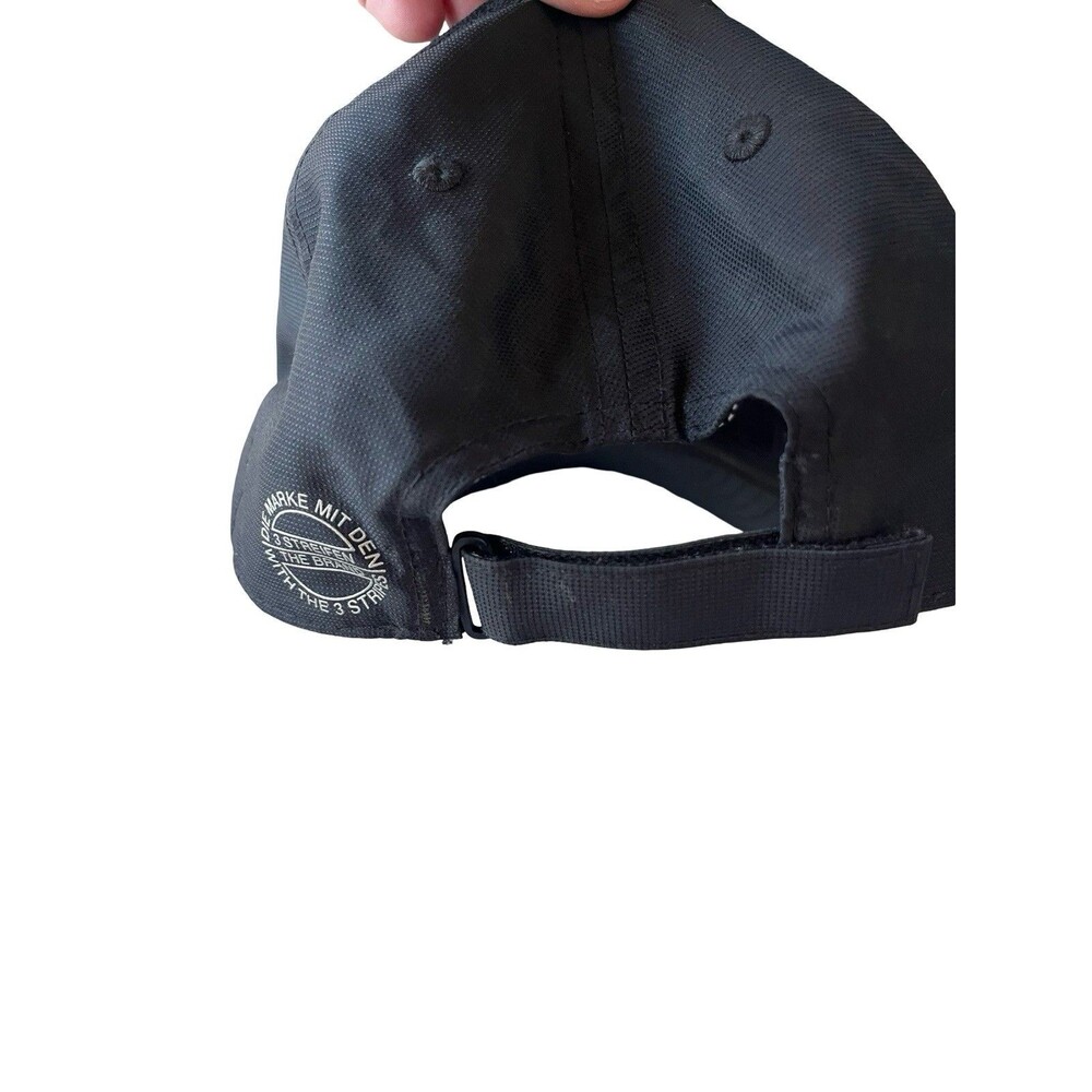 Adidas Originals Black Dad Hat Trefoil Logo Adjustable Strapback Cap - Picture 2 of 6